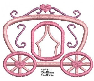 Stickmuster - Prinzessin Kutsche